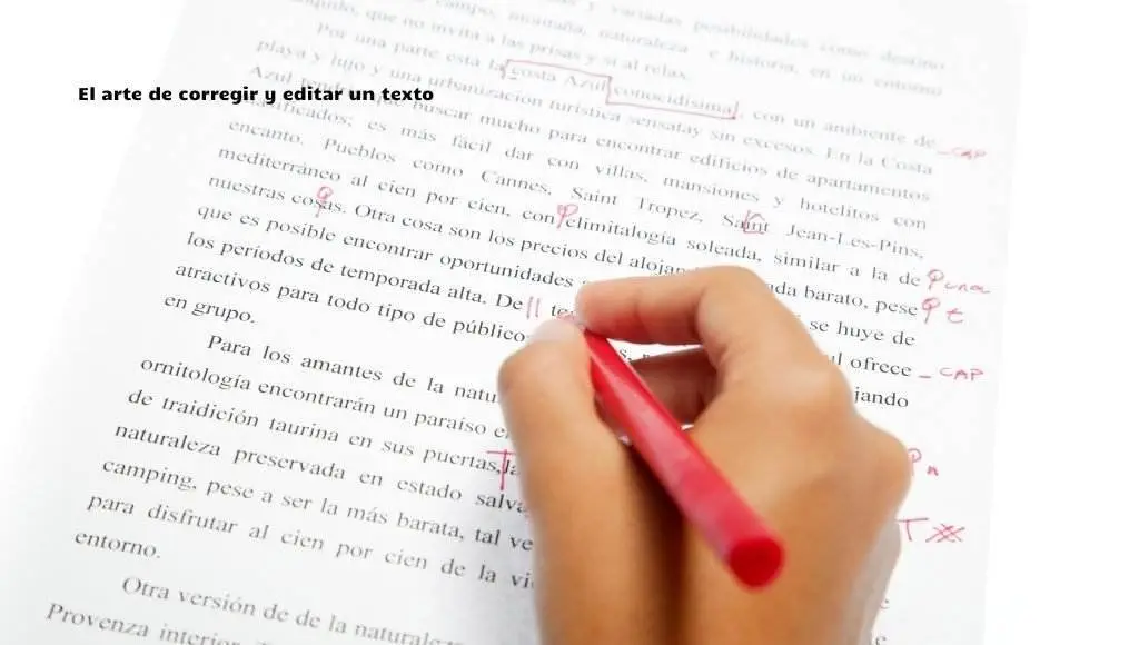 Corregir texto